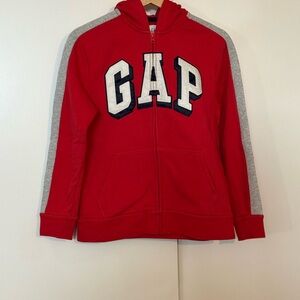 GAP Kids Red and Gray Hoodie